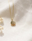 Star Set Diamond Necklace in Solid Gold