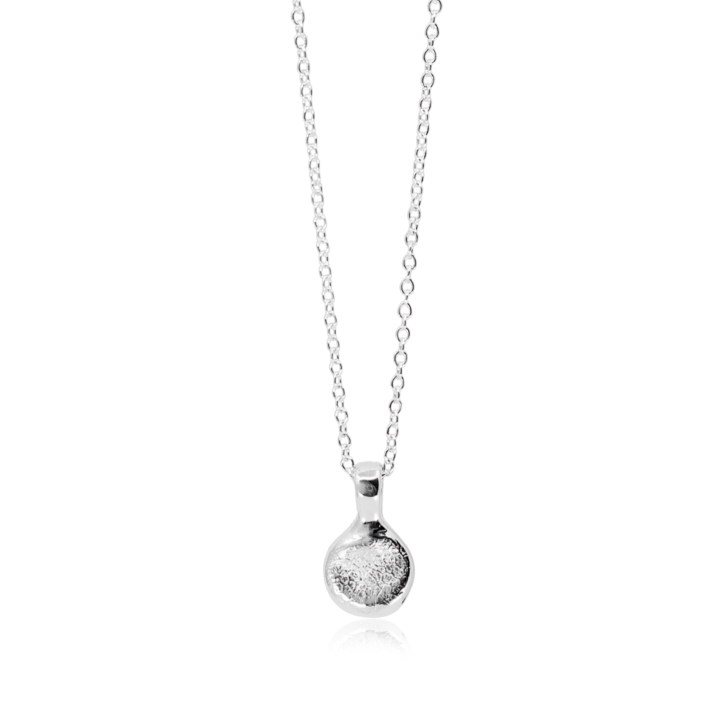 Pet Impression Necklace in Sterling Silver