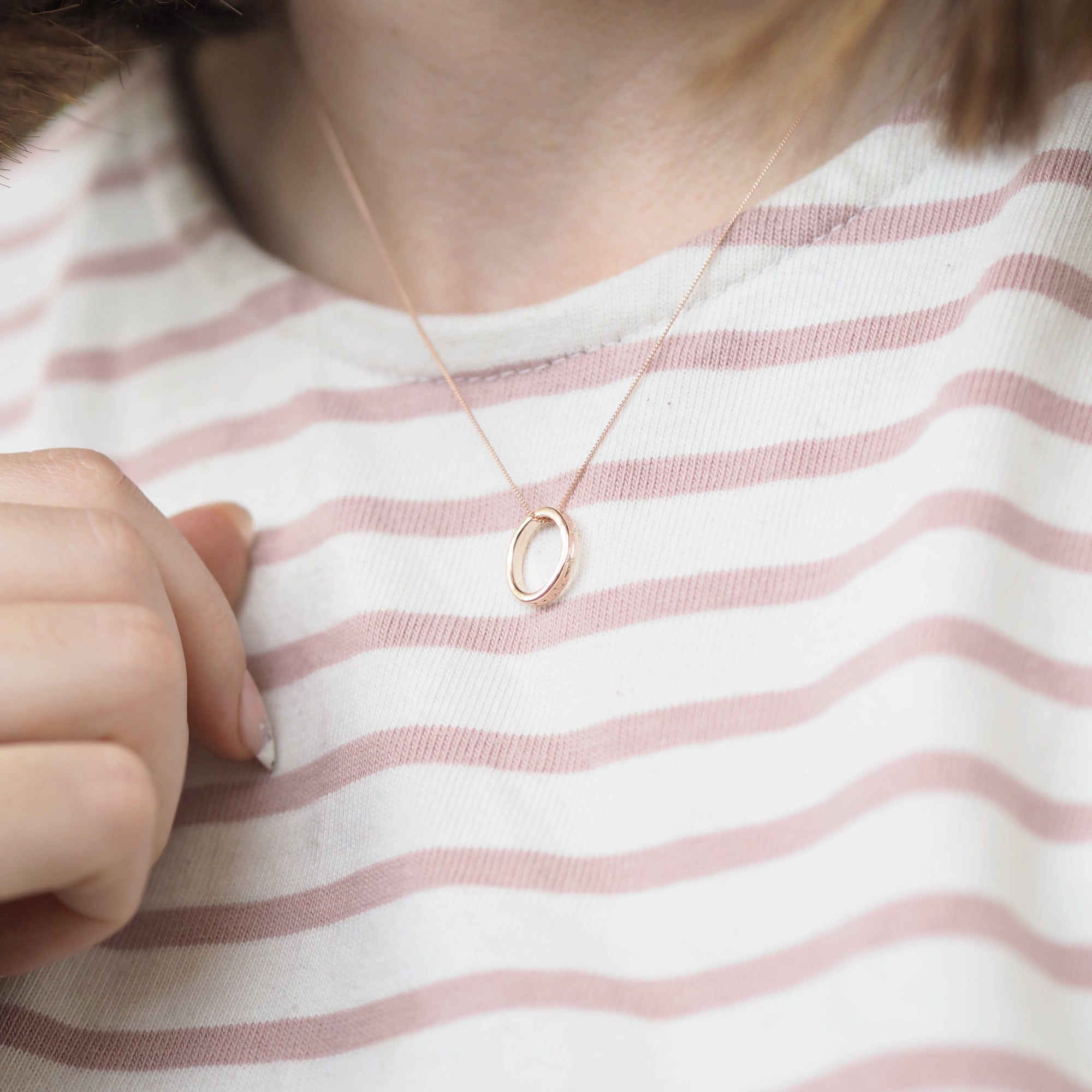 Hand Engraved Star Constellation Necklace in 9ct Gold