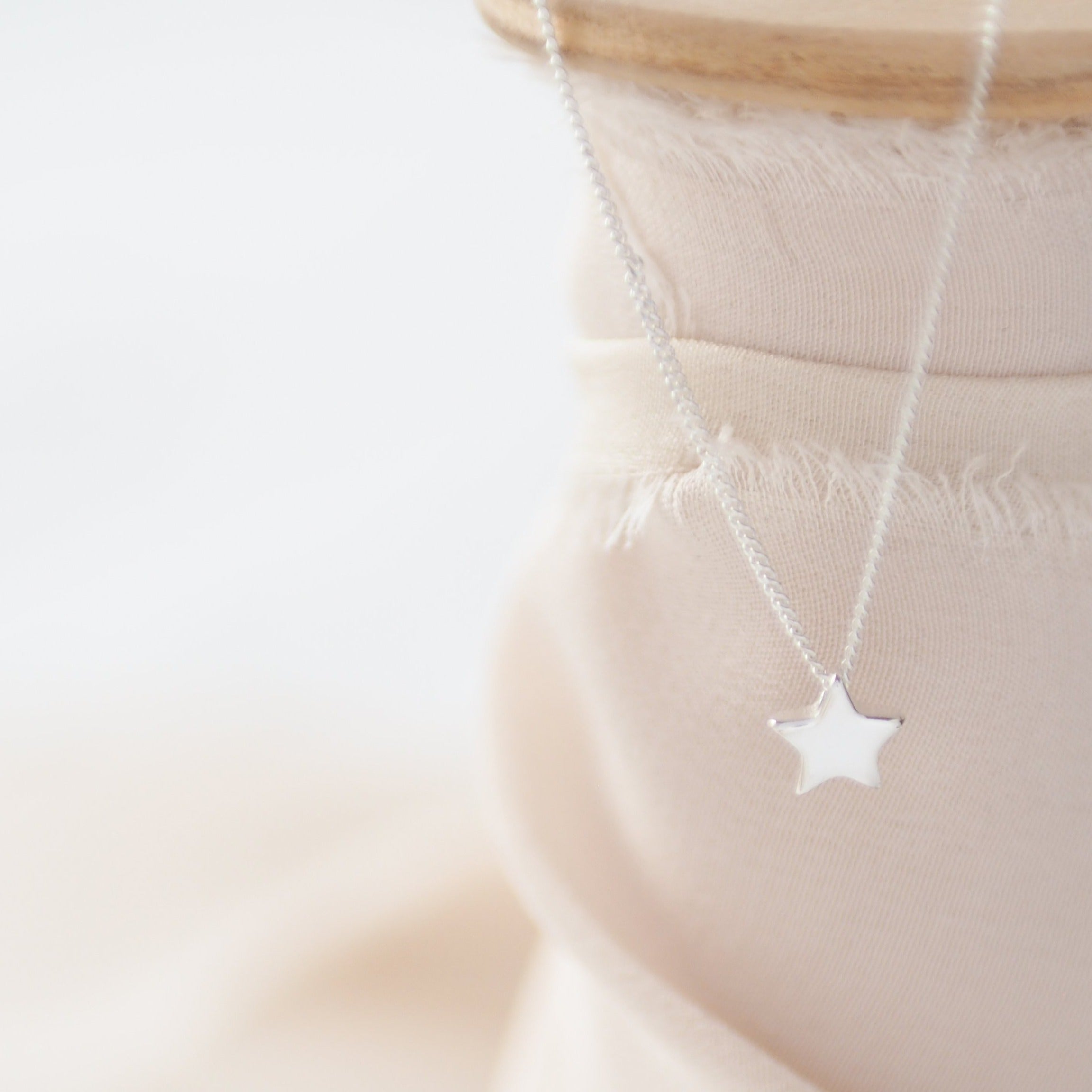 Star Necklace in Sterling Silver
