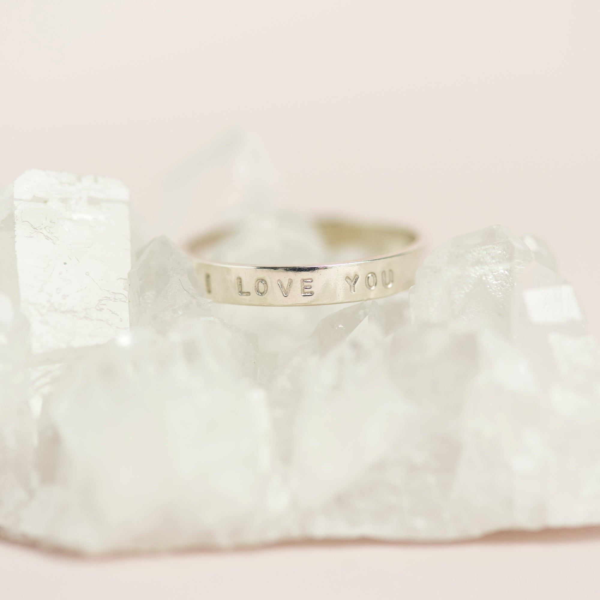 Personalised Stacking Ring in Sterling Silver