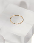 Rose gold stacking ring