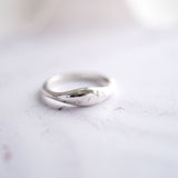 Star Engraved Bubble Signet Ring