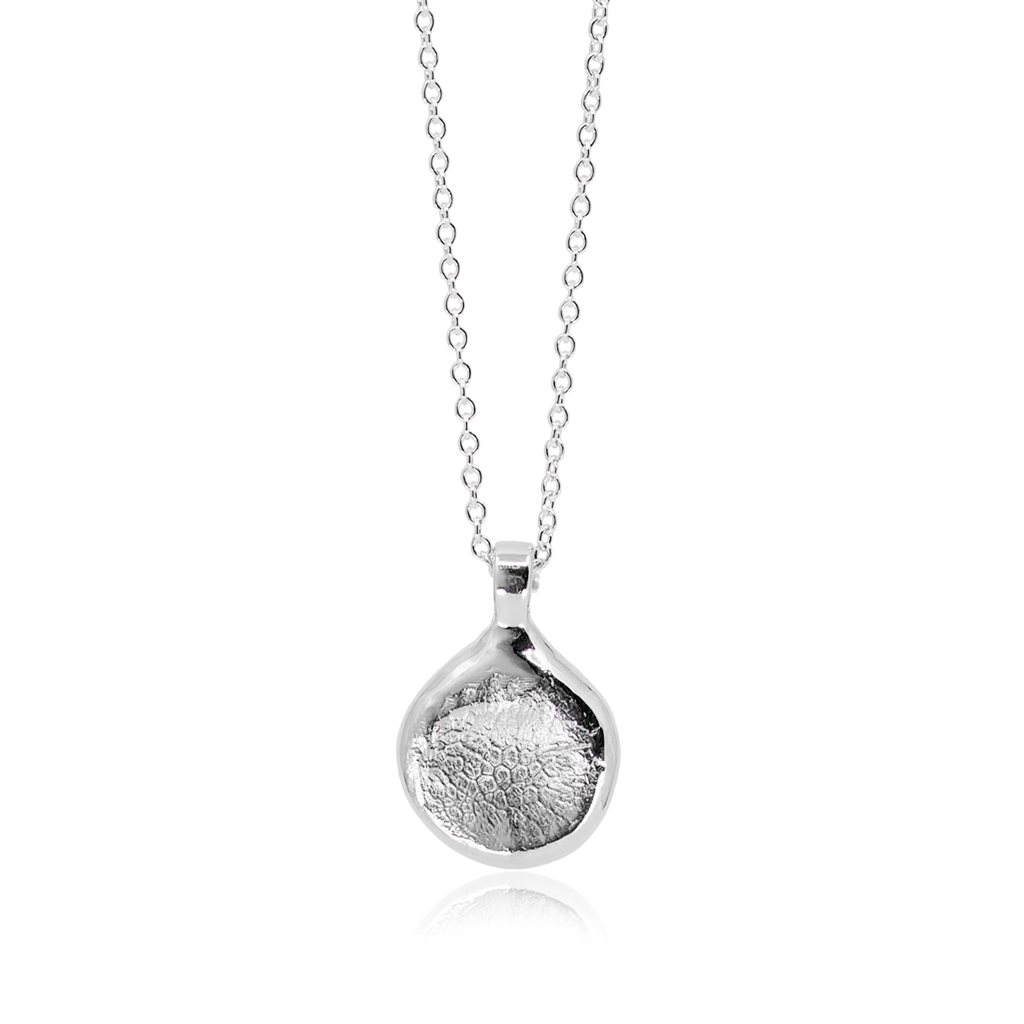 Pet Impression Necklace in Sterling Silver