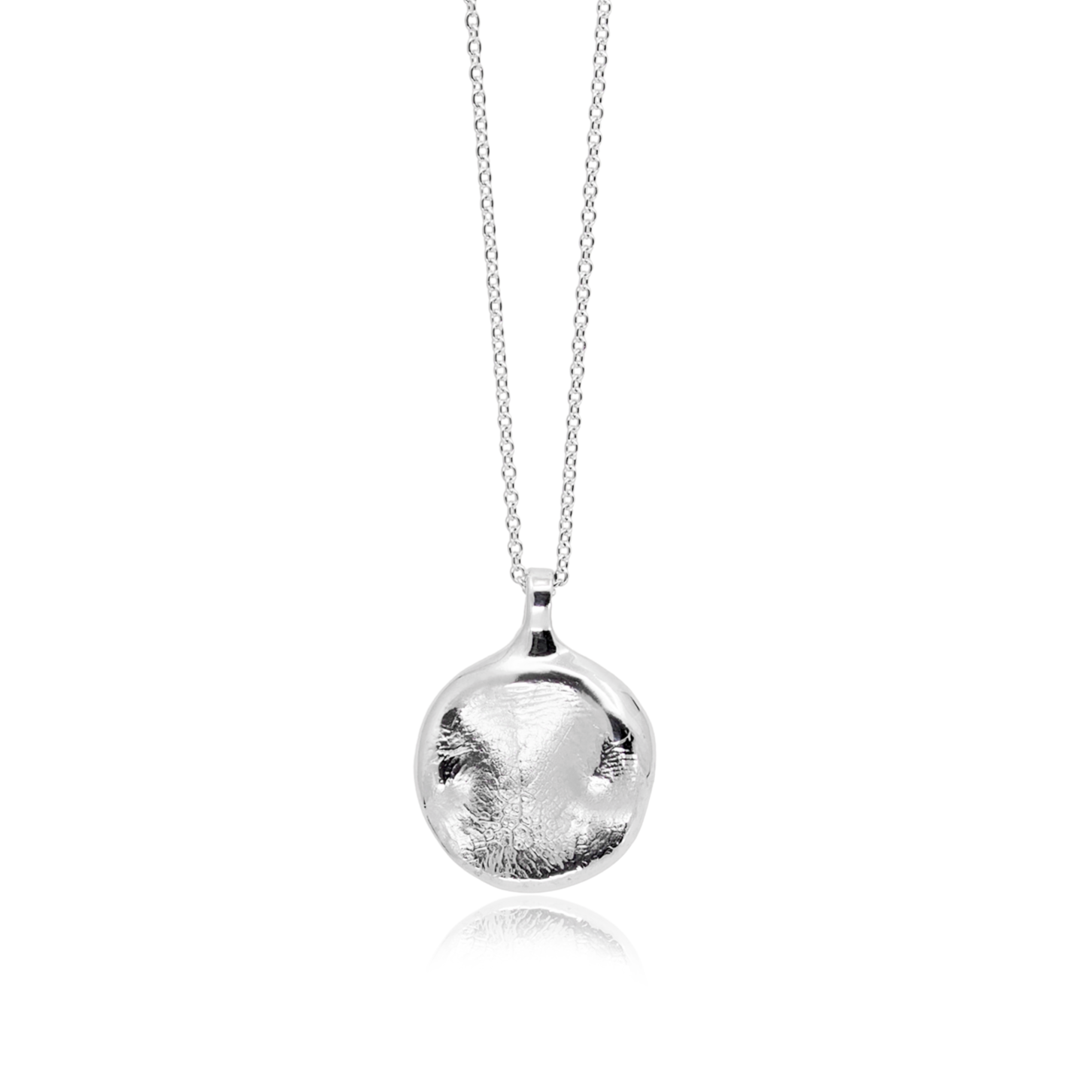 Pet Impression Necklace in Sterling Silver