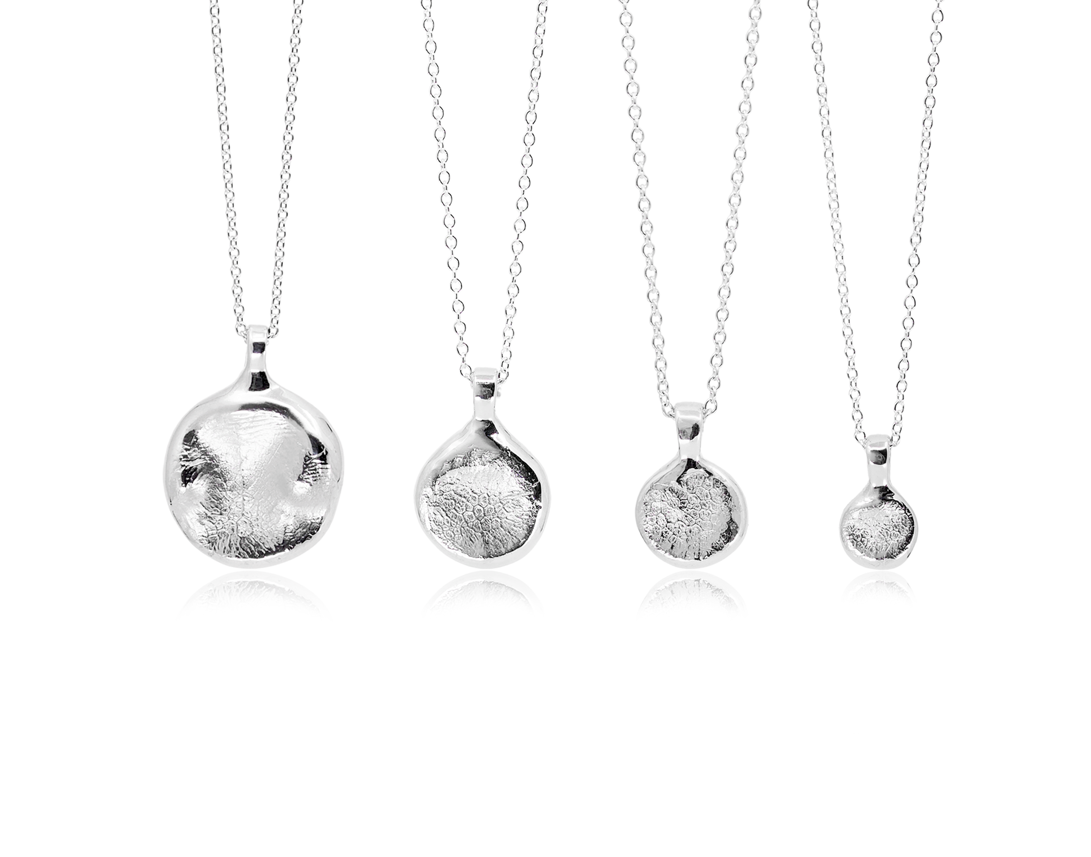 Pet Impression Necklace in Sterling Silver