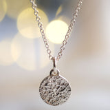 The Darwin - Custom Pet Impression Necklace in Solid Gold