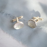Pet Impression Cufflinks in Sterling Silver