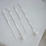 Pearl Threader Earrings