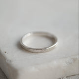 Solana Hand Engraved Florentine Ring in Sterling Silver