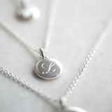 Personalised Initial Necklace in Solid Gold