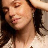 Astra Star Earrings in Sterling Silver