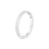 Solana Hand Engraved Florentine Ring in Sterling Silver