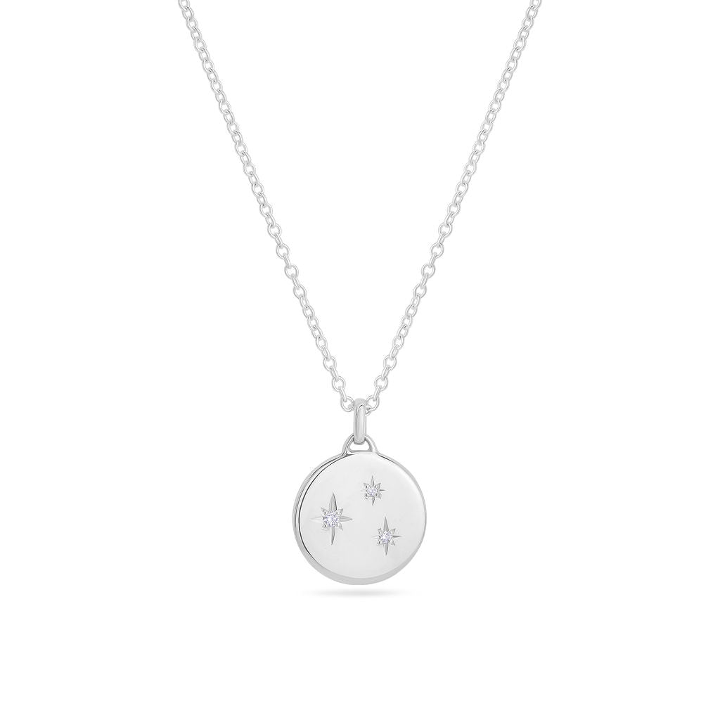 Elara Diamond Necklace in Solid Gold