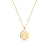 Elara Diamond Necklace in Solid Gold