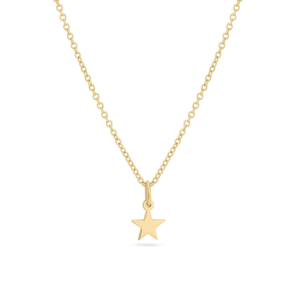 Star Necklace in Solid 9ct Gold