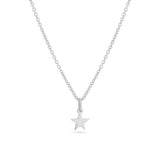 Star Necklace in Sterling Silver