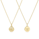 The Darwin - Custom Pet Impression Necklace in Solid Gold