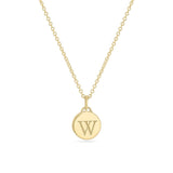 The Darwin - Custom Pet Impression Necklace in Solid Gold