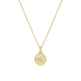 The Darwin - Custom Pet Impression Necklace in Solid Gold