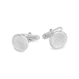 Fingerprint Cufflinks in Sterling Silver