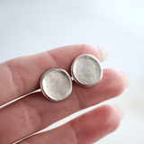 fingerprint cufflinks in sterling silver