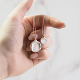 Fingerprint Necklace in Sterling Silver
