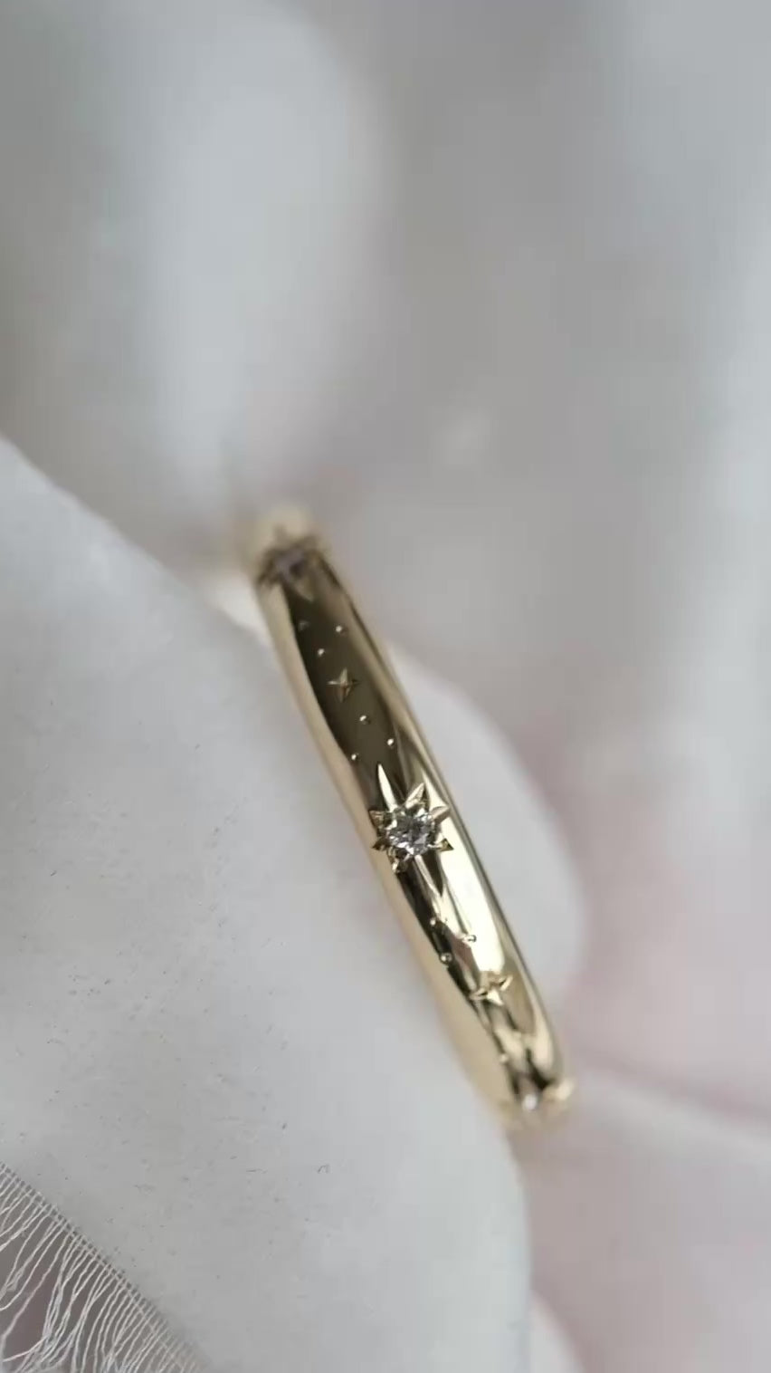 Dolg Diamond Star Ring