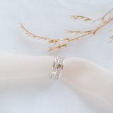 Sterling Silver & 9 Carat Gold Moon and Star Stacking Ring Set