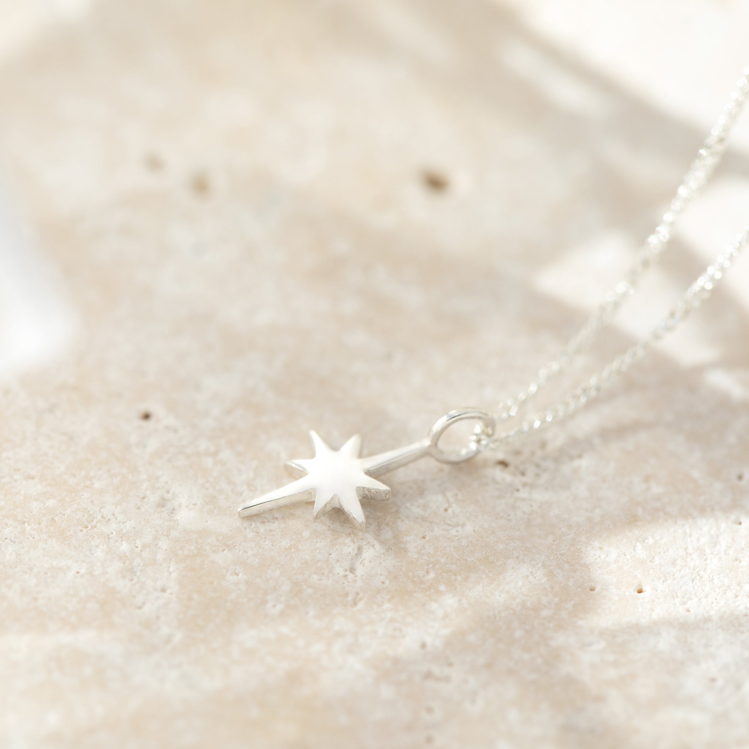 North Star Necklace in Sterling Silver