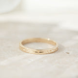 Nova Hand Engraved Star in Solid Gold or Platinum