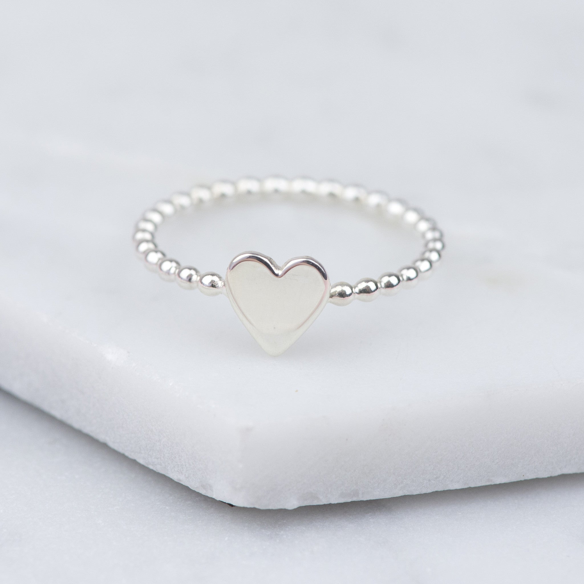 Handmade Sterling Silver Heart Ring