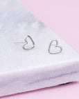 Sterling Silver Heart Earrings