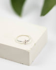 Dainty Bee Ring in Sterling Silver
