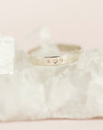 Personalised Stacking Ring  in Sterling Silver