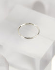 White Gold Stacking Ring