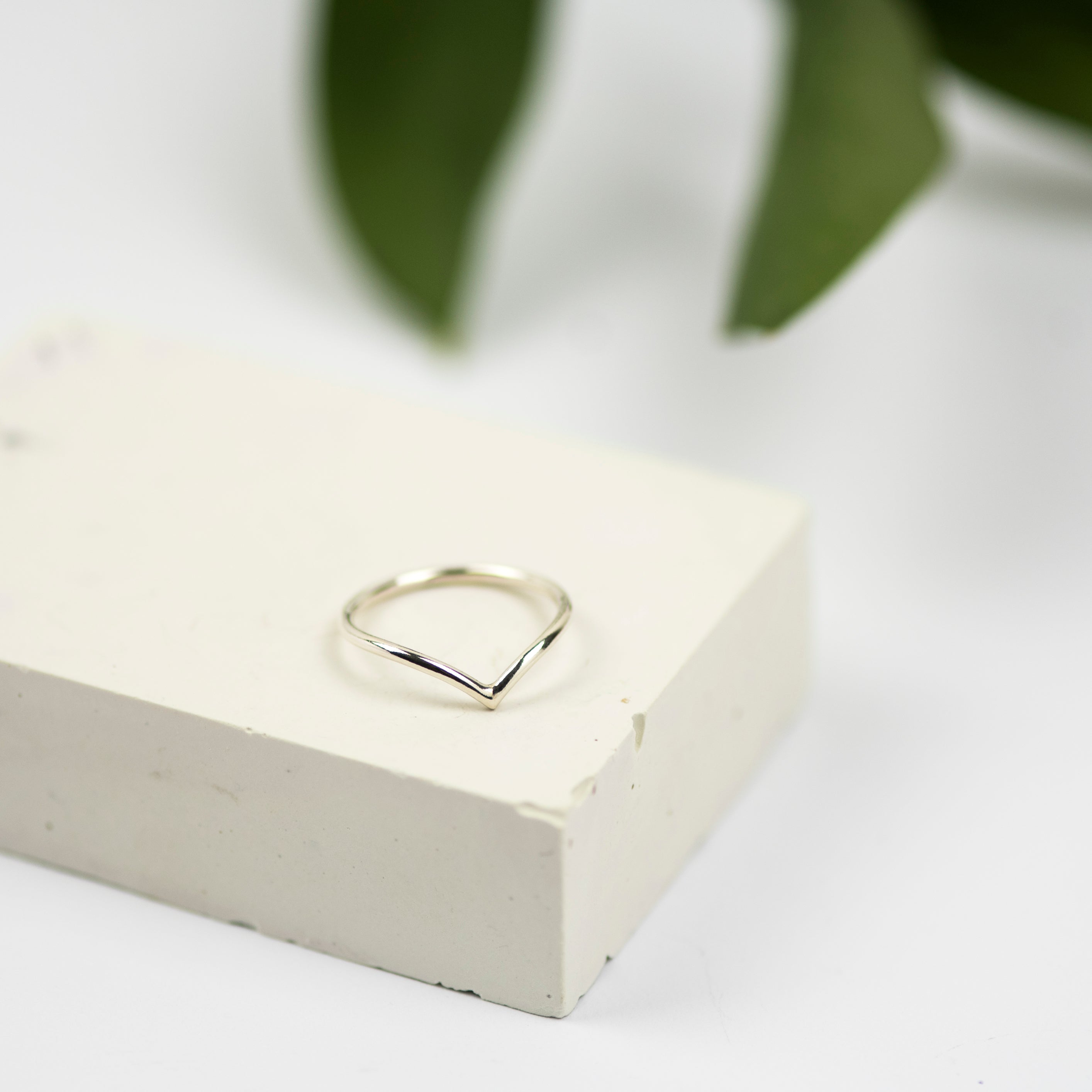 Sterling Silver Wishbone Ring