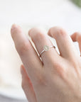 Starry Stacking Ring Set in Sterling Silver