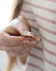 Starry Stacking Ring Set in Sterling Silver