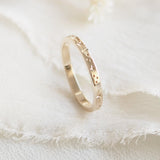 Nova Hand Engraved Star in Solid Gold or Platinum