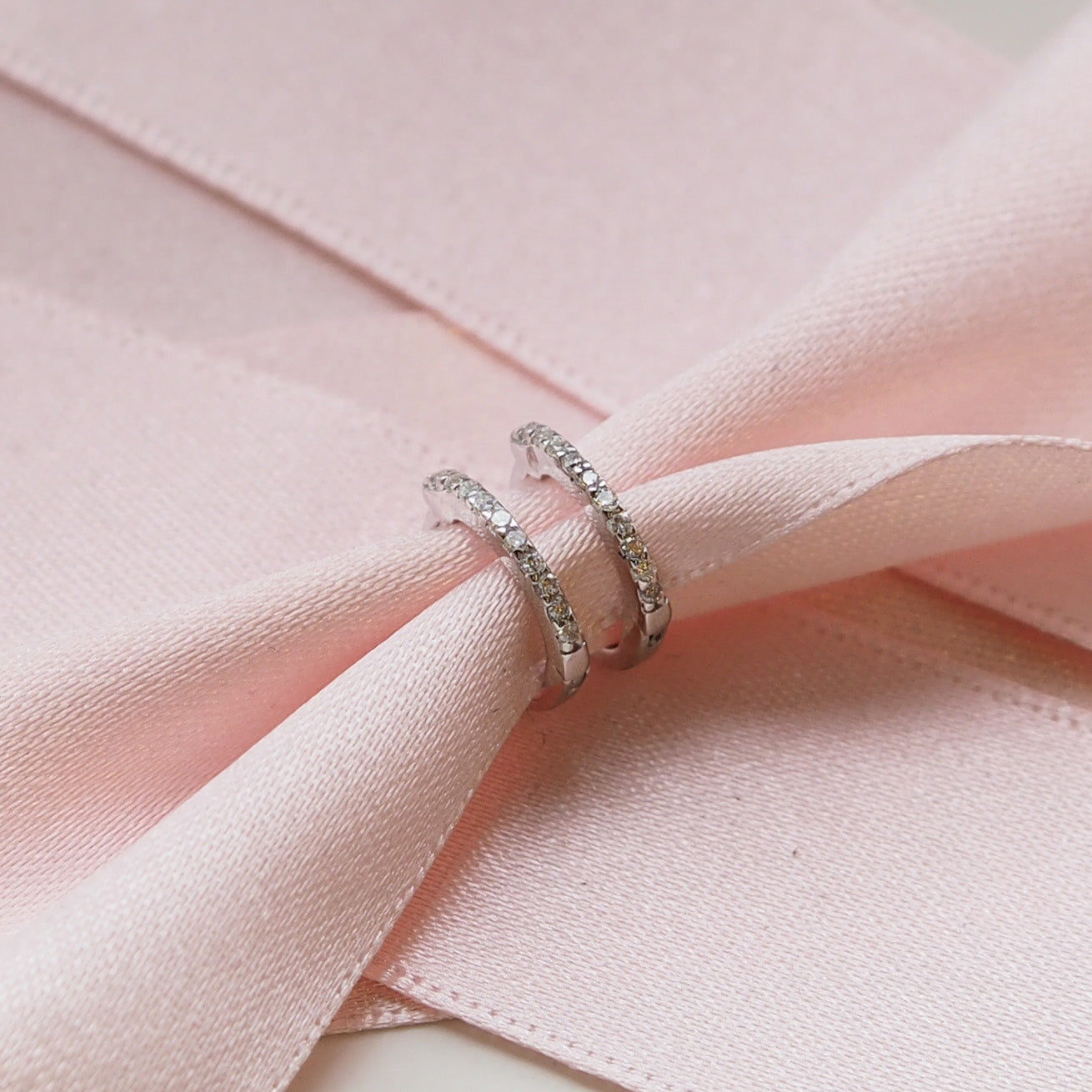 Dainty Sterling Silver Huggie Hoop Earrings