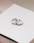 Dainty Sterling Silver Huggie Hoop Earrings