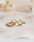 Huggie Hoop Earrings in Solid 9ct Gold