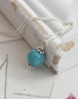 Sterling Silver Turquoise Necklace