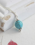 Sterling Silver Turquoise Necklace