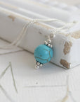 Sterling Silver Turquoise Necklace