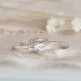 Personalised Hand Engraved Sterling Silver Star Constellation Ring