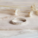 Personalised Hand Engraved Sterling Silver Star Constellation Ring