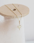 North Star Necklace in Solid 9ct Gold